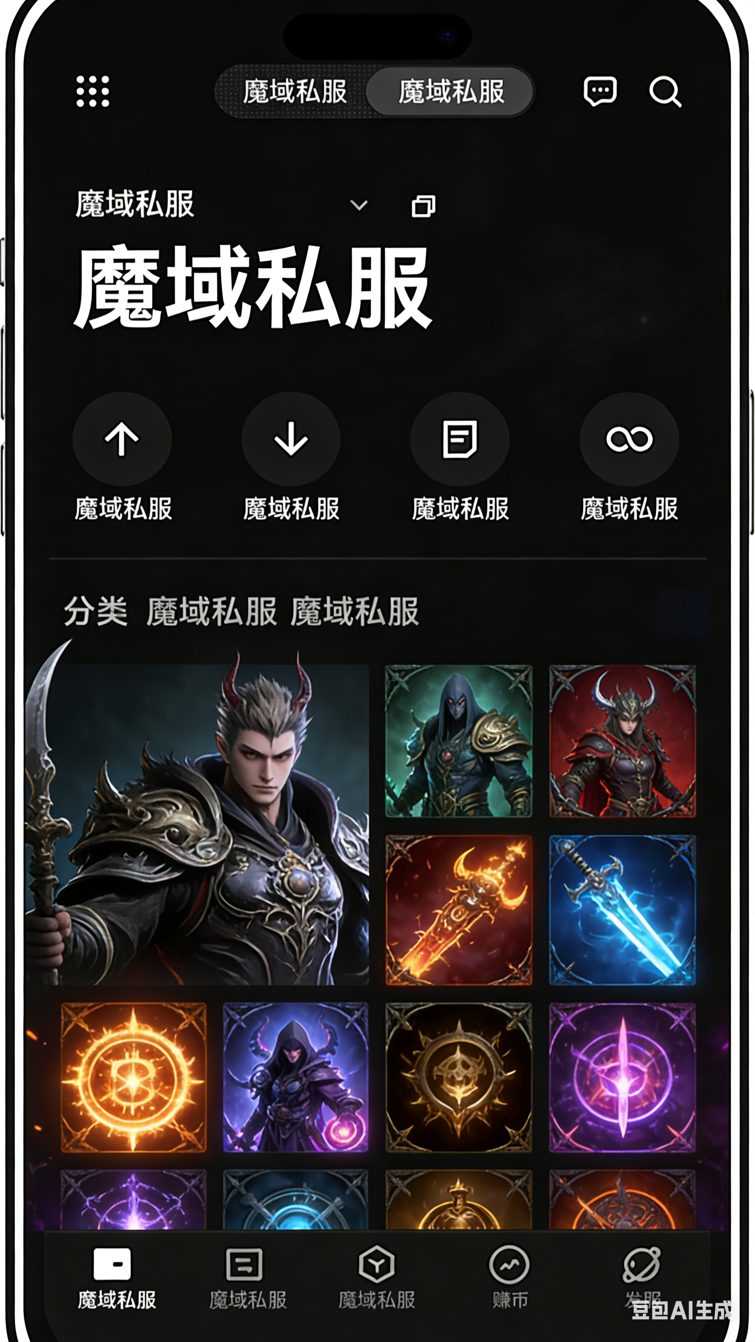 魔域私服副本难度选择面板